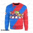 Super Mario Cross The Street Custom Sweatshirt Bl2302222