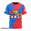 Super Mario Cross The Street Custom T-Shirt Bl2302222