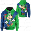 Game Super Mro Luigi Custom Hoodie Apparel Bt2102224