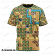 Game Super Mario Bros. 3 World 1 Map Custom T-Shirt Bl0104221