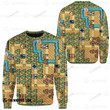Game Super Mario Bros. 3 World 1 Map Custom Sweatshirt Bl0104221
