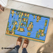 Game Super Mario Bros. 3 World 3: Water Land Map Custom Doormat Bl02042225