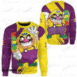 Game Super Mro Wario Custom Sweatshirt Apparel Bt2102225