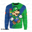 Game Super Mro Luigi Custom Sweatshirt Apparel / S Bt2102224