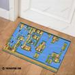 Game Super Mario Bros. 3 World 3: Water Land Map Custom Doormat Bl02042225