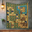 Game Super Mario Bros. 3 World 1 Map Custom Quilt