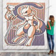 Mew And Mewtwo Custom Quilt