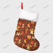 Fire Type Pattern Custom Christmas Stockings
