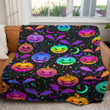 Halloween Seamless Pattern Custom Soft Blanket