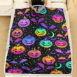 Halloween Seamless Pattern Custom Soft Blanket