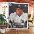 Sport Baseball Card Luis Robert 2018 Bowman Prospects Custom Soft Blanket