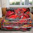 Anime YGO Slifer The Sky Dragon GX Custom Soft Blanket