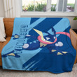 Anime Greninja Custom Soft Blanket