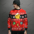 Anime PKM Christmas Gift Custom Imitation Knitted Thicken Sweatshirt