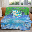 Painted Blastoise Custom Soft Blanket