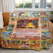 Charizard Cards Custom 2-Side Printed Thicken Soft Blanket