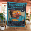 Game Minecraft Crafting Since Alpha Custom Soft Blanket