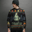 Tyranitar Rock Kaiju Custom Christmas Ugly Imitation Knitted Sweatshirt