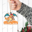 Charizard Custom Name Christmas Ornament