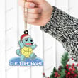 Squirtle Custom Name Christmas Ornament