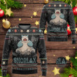 Snorlax Sleeping Kaiju Kaiju Custom Christmas Ugly Imitation Knitted Sweatshirt