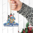 Blastoise Christmas Light Custom Name Christmas Ornament
