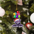 Gengar Balloon Custom Name Christmas Ornament