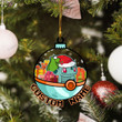Bulbasaur Pokeball Christmas Ornament
