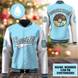 Squirtle Custom Name Baseball Jacket