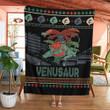 Venusaur Grass Kaiju Custom Soft Blanket