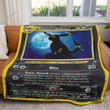 Umbreon Neo Discovery Custom 2-Side Printed Thicken Soft Blanket