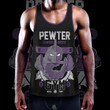 Pewter Gym Custom Men's Slim Y-Back Muscle Tank Top