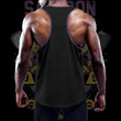 Saffron Gym Custom Men's Slim Y-Back Muscle Tank Top