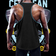 Cerulean Gym Custom Men's Slim Y-Back Muscle Tank Top