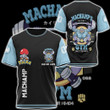 Machamp Blue Gym Custom T-Shirt Apparel