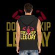 Don't Skip Leg Day Gym Custom Hooded Tank Top