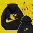 Pikachu Simple Swoosh Custom2-side printed Hoodie Apparel