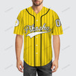 Pikachu Custom Name Baseball Jersey