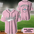 Jigglypuff Custom Name Baseball Jersey