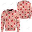 Personalized Mom and Daughter/Son Faces Strawberry Custom Sweatshirt