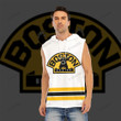 Hockey Boston Bruins Color Custom Men's Hooded Tank Top