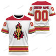 Hockey Calgary Flames Color Custom T-Shirt