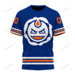 Hockey Edmonton SmokeScreen Color Custom T-shirt Apparel