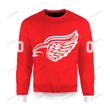 Hockey Detroit Red Wings Color Custom Sweatshirt Apparel