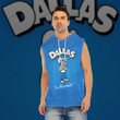 Basketball Toons Dallas Maverick Custom Men's Hooded Tank Top