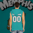 Basketball Toons Memphis Grizzly Custom Men's Hooded Tank Top