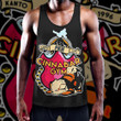 Cinnabar Gym Custom Men's Slim Y-Back Muscle Tank Top