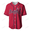 Atlanta Braves Custom Name Baseball Jersey