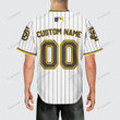 San Diego Seadras Custom Name Baseball Jersey