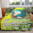Painted Snorlax Custom 2-Side Printed Thicken Soft